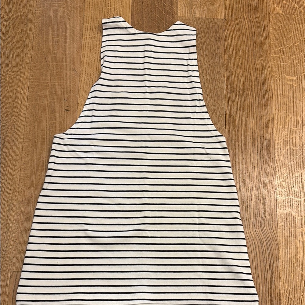 The Frankie Shop Black and White Halter Sundress